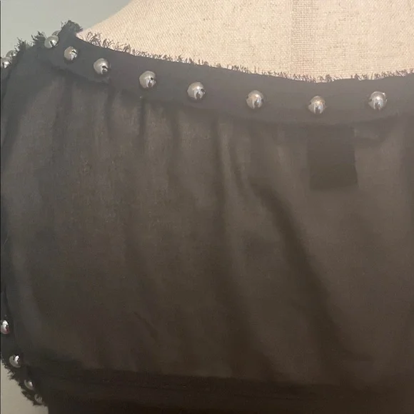 Rock & Republic Black Beaded Tank Top - Picture 6 of 6